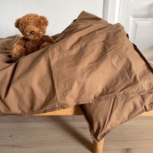 Sengetøj til børn - Mini sengesæt - Bark - 100% økologisk bomuld - vonFritz